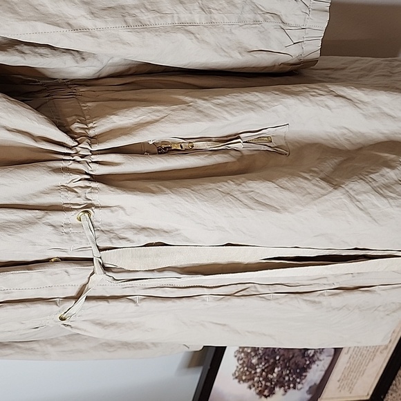 NEW Tahari Macrame Adele Anorak Tailored Glam Trench Coat Summer Fall Designer - Picture 11 of 15